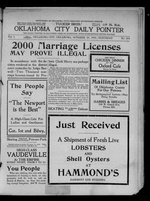 Oklahoma City Daily Pointer (Oklahoma City, Okla.), Vol. 1, No. 209, Ed. 1 Saturday, October 20, 1906