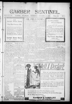 Garber Sentinel. (Garber, Okla.), Vol. 19, No. 2, Ed. 1 Thursday, October 4, 1917