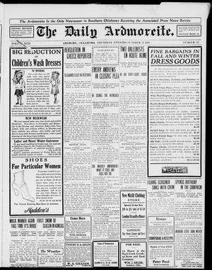 The Daily Ardmoreite. (Ardmore, Okla.), Vol. 17, No. 127, Ed. 1 Thursday, October 27, 1910