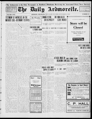 The Daily Ardmoreite. (Ardmore, Okla.), Vol. 17, No. 300, Ed. 1 Thursday, September 21, 1911
