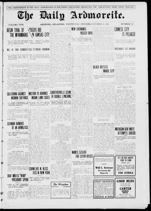 The Daily Ardmoreite. (Ardmore, Okla.), Vol. 17, No. 317, Ed. 1 Wednesday, October 11, 1911