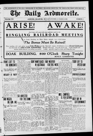 The Daily Ardmoreite. (Ardmore, Okla.), Vol. 19, No. 12, Ed. 1 Monday, October 21, 1912