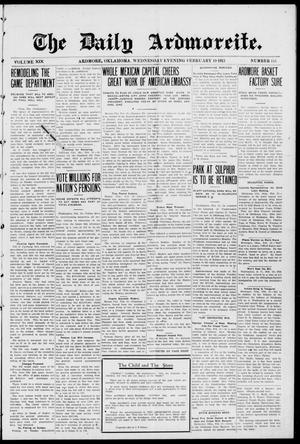 The Daily Ardmoreite. (Ardmore, Okla.), Vol. 19, No. 115, Ed. 1 Wednesday, February 19, 1913