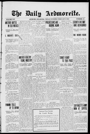 The Daily Ardmoreite. (Ardmore, Okla.), Vol. 19, No. 123, Ed. 1 Friday, February 28, 1913