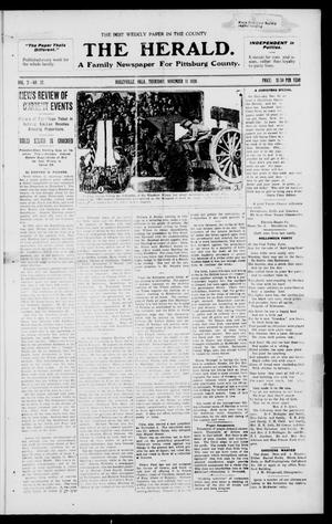 The Herald. (Haileyville, Okla.), Vol. 2, No. 32, Ed. 1 Thursday, November 11, 1920