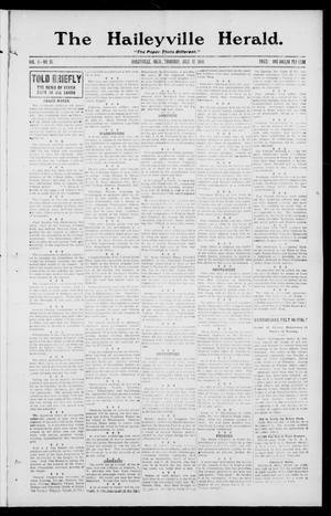 The Haileyville Herald. (Haileyville, Okla.), Vol. 1, No. 15, Ed. 1 Thursday, July 17, 1919