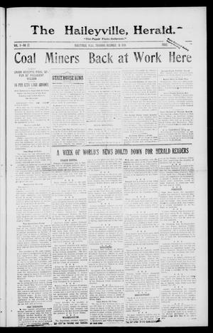 The Haileyville, Herald. (Haileyville, Okla.), Vol. 1, No. 37, Ed. 1 Thursday, December 18, 1919
