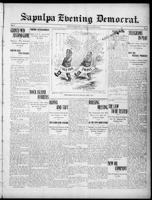 Sapulpa Evening Democrat. (Sapulpa, Okla.), Vol. 2, No. 12, Ed. 1 Thursday, October 10, 1912