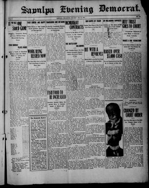 Sapulpa Evening Democrat. (Sapulpa, Okla.), Vol. 2, No. 205, Ed. 1 Monday, May 26, 1913