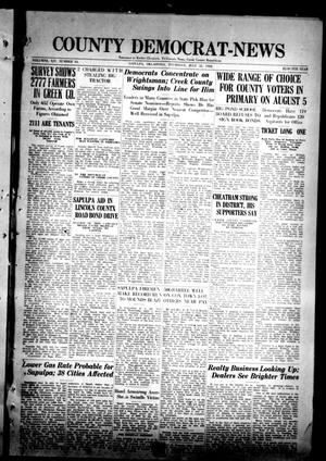 Primary view of object titled 'County Democrat-News (Sapulpa, Okla.), Vol. 14, No. 45, Ed. 1 Thursday, July 31, 1924'.