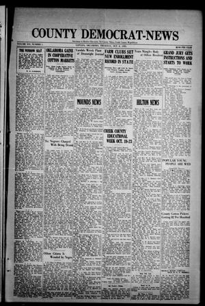 County Democrat-News (Sapulpa, Okla.), Vol. 16, No. 1, Ed. 1 Thursday, October 8, 1925