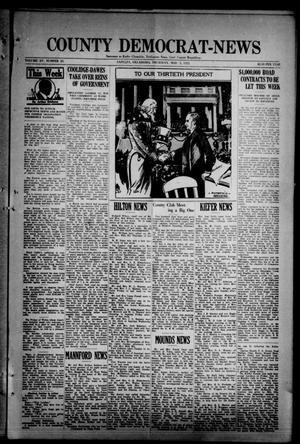 County Democrat-News (Sapulpa, Okla.), Vol. 15, No. 23, Ed. 1 Thursday, March 5, 1925