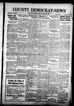 Primary view of object titled 'County Democrat-News (Sapulpa, Okla.), Vol. 13, No. 10, Ed. 1 Thursday, November 30, 1922'.