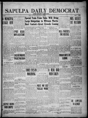Sapulpa Daily Democrat (Sapulpa, Okla.), Vol. 10, No. 244, Ed. 1 Sunday, December 18, 1910