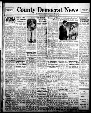 Primary view of County Democrat News (Sapulpa, Okla.), Vol. 19, No. 51, Ed. 1 Thursday, September 26, 1929