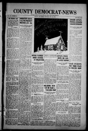 Primary view of object titled 'County Democrat-News (Sapulpa, Okla.), Vol. 16, No. 12, Ed. 1 Thursday, December 24, 1925'.