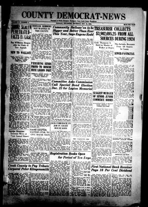 County Democrat-News (Sapulpa, Okla.), Vol. 15, No. 4, Ed. 1 Thursday, October 16, 1924