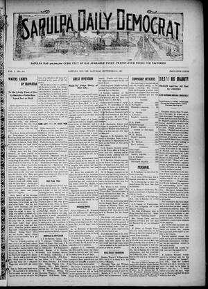 Sapulpa Daily Democrat (Sapulpa, Indian Terr.), Vol. 1, No. 202, Ed. 1 Saturday, September 21, 1907