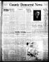 Primary view of County Democrat News (Sapulpa, Okla.), Vol. 19, No. 47, Ed. 1 Thursday, August 29, 1929