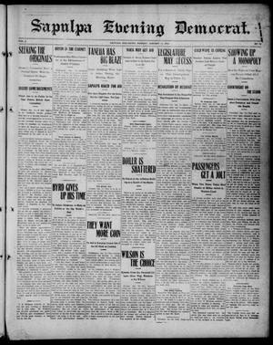 Sapulpa Evening Democrat. (Sapulpa, Okla.), Vol. 2, No. 91, Ed. 1 Monday, January 13, 1913