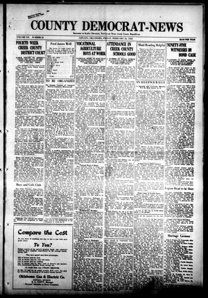 County Democrat-News (Sapulpa, Okla.), Vol. 12, No. 22, Ed. 1 Friday, February 24, 1922