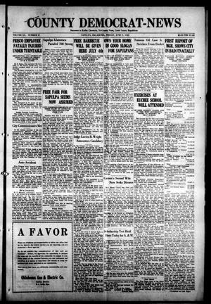 Primary view of object titled 'County Democrat-News (Sapulpa, Okla.), Vol. 12, No. 37, Ed. 1 Friday, June 9, 1922'.