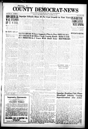 Primary view of object titled 'County Democrat-News (Sapulpa, Okla.), Vol. 14, No. 4, Ed. 1 Thursday, October 18, 1923'.