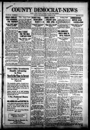 County Democrat-News (Sapulpa, Okla.), Vol. 12, No. 24, Ed. 1 Friday, March 10, 1922
