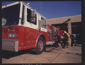 Primary view of object titled 'Midwest City Fire Department Engine #1 Team'.