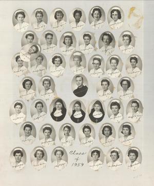 Primary view of St. Anthony School of Nursing Class of 1959