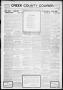 Thumbnail image of item number 1 in: 'Creek County Courier (Sapulpa, Okla.), Vol. 5, No. 31, Ed. 1 Thursday, April 7, 1910'.