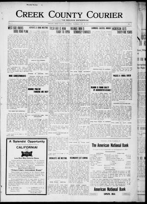 Creek County Courier (Sapulpa, Okla.), Vol. 7, No. 5, Ed. 1 Thursday, October 12, 1911