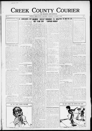 Creek County Courier (Sapulpa, Okla.), Vol. 6, No. 5, Ed. 1 Thursday, October 6, 1910