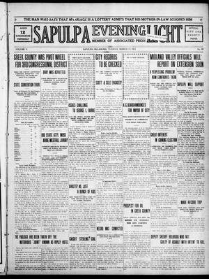 Sapulpa Evening Light (Sapulpa, Okla.), Vol. 5, No. 99, Ed. 1 Tuesday, March 12, 1912