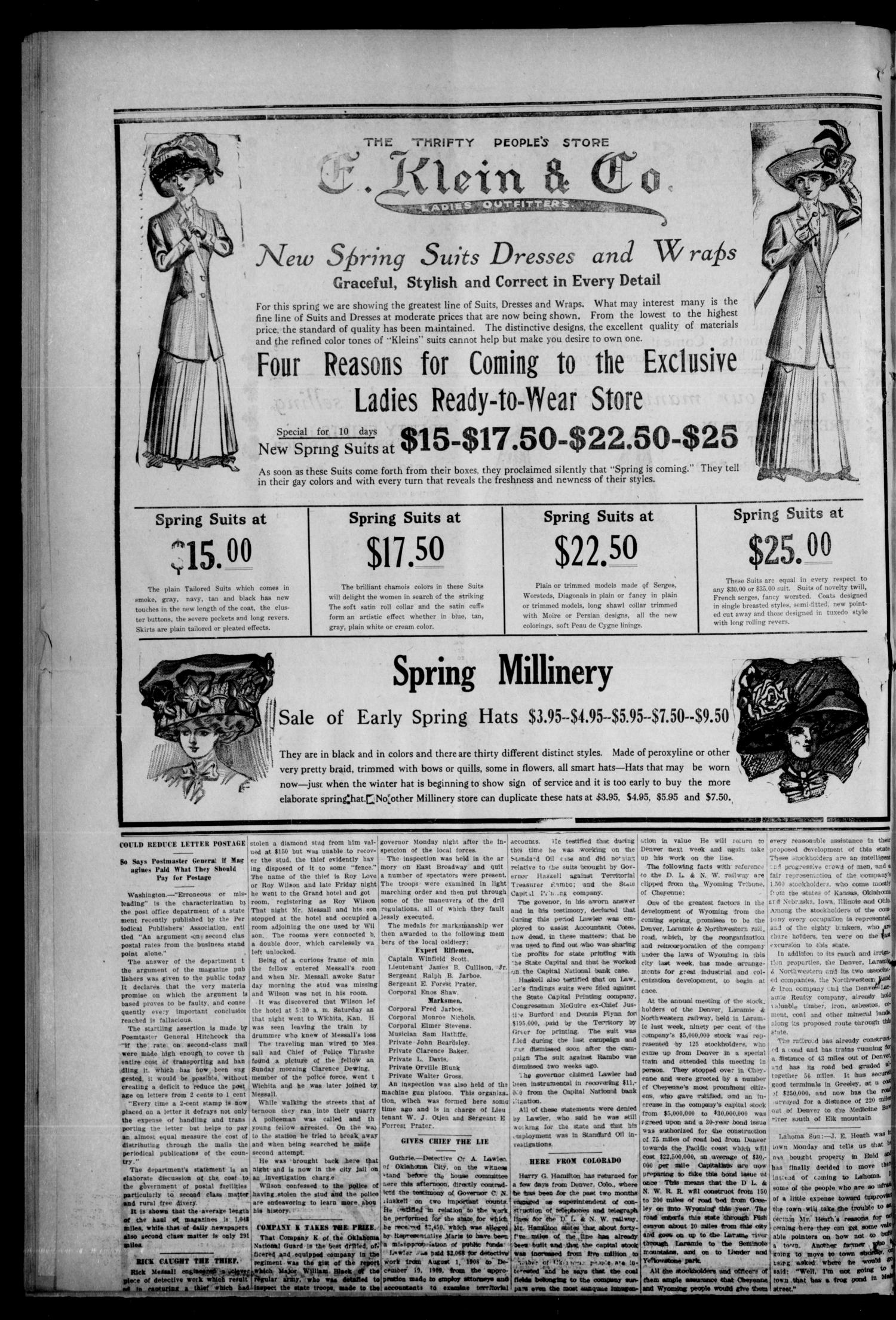The Enid Events. (Enid, Okla.), Vol. 18, No. 20, Ed. 1 Thursday, March 3, 1910
                                                
                                                    [Sequence #]: 4 of 14
                                                
