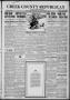 Thumbnail image of item number 1 in: 'Creek County Republican (Sapulpa, Okla.), Vol. 10, No. 31, Ed. 1 Friday, February 2, 1917'.