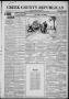 Thumbnail image of item number 1 in: 'Creek County Republican (Sapulpa, Okla.), Vol. 10, No. 15, Ed. 1 Friday, October 13, 1916'.