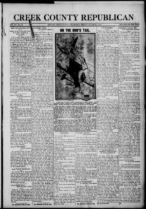 Creek County Republican (Sapulpa, Okla.), Vol. 12, No. 14, Ed. 1 Friday, October 4, 1918