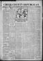 Newspaper: Creek County Republican (Sapulpa, Okla.), Vol. 12, No. 18, Ed. 1 Frid…