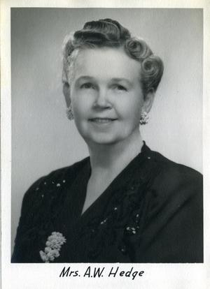 Mrs. A.W. Hedge