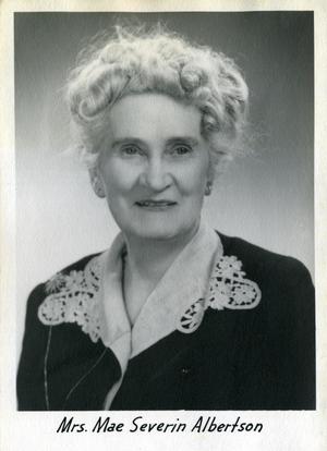 Mrs. Mae Severin Albertson