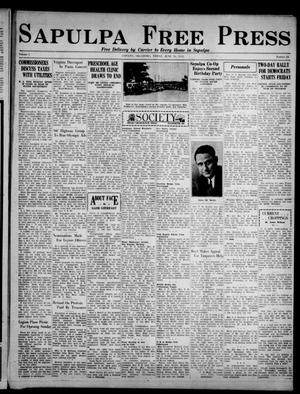 Sapulpa Free Press (Sapulpa, Okla.), Vol. 1, No. 24, Ed. 1 Friday, June 10, 1932