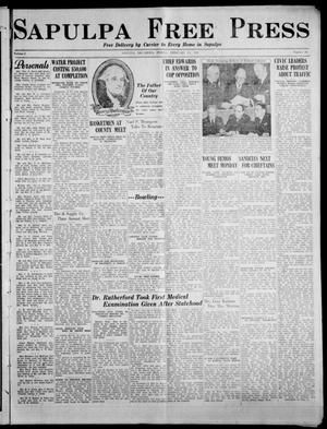 Sapulpa Free Press (Sapulpa, Okla.), Vol. 5, No. 50, Ed. 1 Friday, February 19, 1937