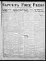 Thumbnail image of item number 1 in: 'Sapulpa Free Press (Sapulpa, Okla.), Vol. 3, No. 3, Ed. 1 Friday, March 16, 1934'.