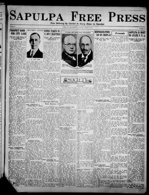 Sapulpa Free Press (Sapulpa, Okla.), Vol. 2, No. 6, Ed. 1 Tuesday, April 4, 1933