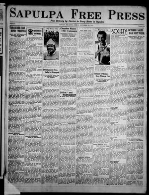 Sapulpa Free Press (Sapulpa, Okla.), Vol. 2, No. 34, Ed. 1 Friday, September 29, 1933