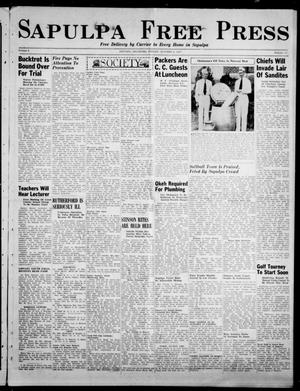 Sapulpa Free Press (Sapulpa, Okla.), Vol. 6, No. 31, Ed. 1 Friday, October 8, 1937