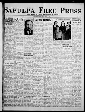 Sapulpa Free Press (Sapulpa, Okla.), Vol. 6, No. 8, Ed. 1 Friday, April 30, 1937