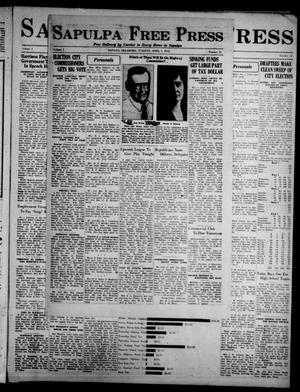 Sapulpa Free Press (Sapulpa, Okla.), Vol. 1, No. 11, Ed. 1 Tuesday, April 5, 1932