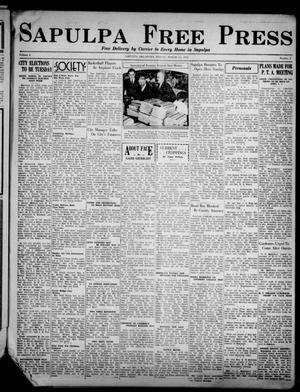 Primary view of object titled 'Sapulpa Free Press (Sapulpa, Okla.), Vol. 2, No. 5, Ed. 1 Friday, March 31, 1933'.